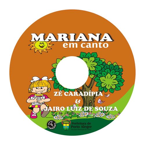 Capa do disco “Mariana em Canto”, de “Z Caradpia e Jairo Luiz de Souza”