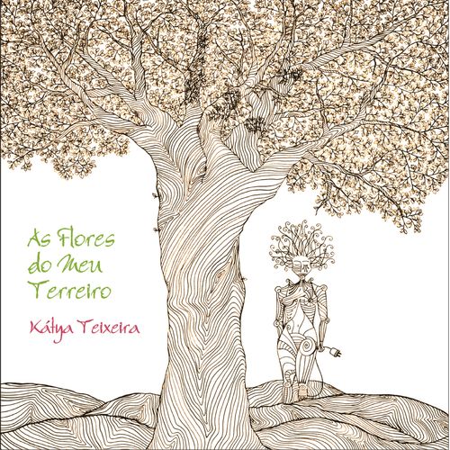 Capa do disco “As Flores do Meu Terreiro”, de “Ktya Teixeira”