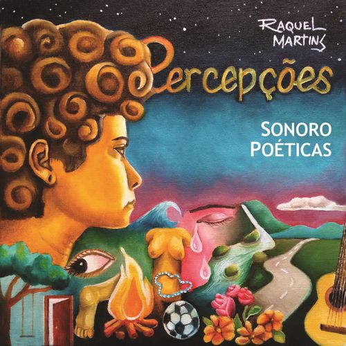 Capa do disco “Percepes Sonoro Poticas”, de “Raquel Martins”