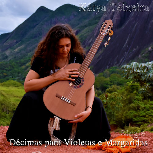 Capa do disco “Dcimas para Violetas e Margaridas”, de “Ktya Teixeira”