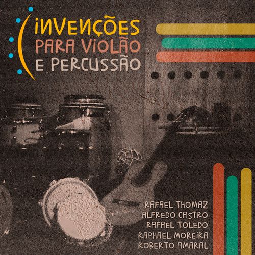Capa do disco “Invenes para Violo e Percusso”, de “Rafael Thomaz”