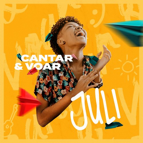 Capa do disco “Cantar & Voar”, de “JULI”