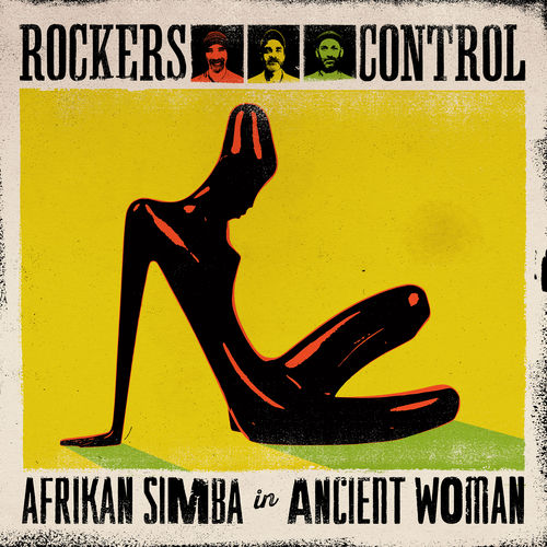 Capa do disco “Ancient Woman”, de “Rockers Control e Afrikan Simba”