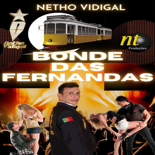 Capa do disco “Bonde das Fernandas”, de “Netho Vidigal”